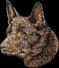 Artdog Avstralski ovčar Kelpie - našitek v obliki psa, vezeni našitek, edinstvena dekoracija nahrbtnika znamke Art-Dog