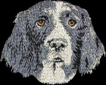 Artdog Nizozemski pes jerebice - našitek v obliki psa, vezeni našitek, edinstvena dekoracija nahrbtnika znamke Art-Dog