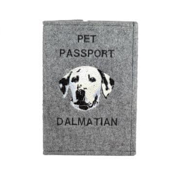 Artdog Dalmatinec, dalmatinski ptičar - etui za pasji potni list, ovitek za dokumente, potovalno darilo znamke Art-Dog