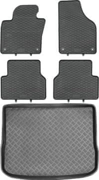 shumee Volkswagen Tiguan I SUV od letnika 2007-2016 komplet - gumijaste avtotesnine + zaščitna preproga za prtljažnik