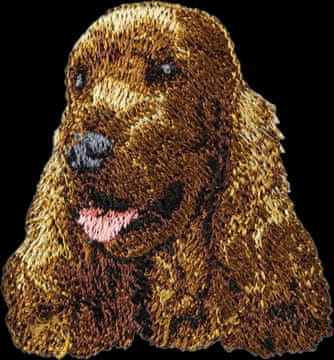 Artdog Angleški koker španjel - našitek v obliki psa, vezeni našitek, edinstvena dekoracija nahrbtnika znamke Art-Dog