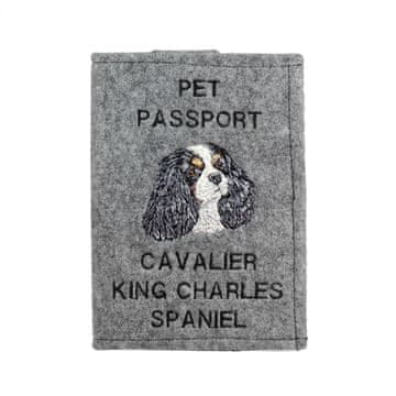 Artdog Kavalirski kraljevski španjel - etui za pasji potni list, ovitek za dokumente, potovalno darilo znamke Art-Dog