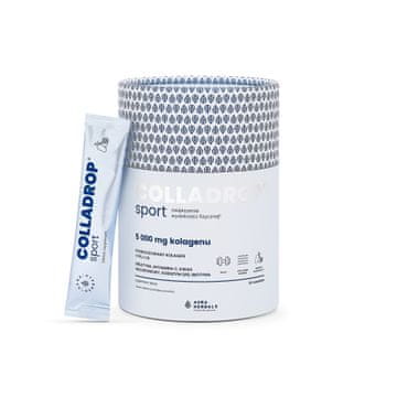 Aura Herbals Aura Herbals Colladrop Sport hidroliziran morski kolagen 5000 mg tipa I in III - mango in pasijonka (30 vrečk)
