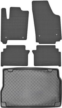 shumee Opel Meriva A Minivan od letnikov 2003-2010 komplet - gumijaste avtotesnine + zaščitna preproga za prtljažnik