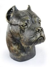 Cane Corso Italiano - pasji doprsni kip, velika pasja glava za vrt, edinstvena dekoracija dnevne sobe