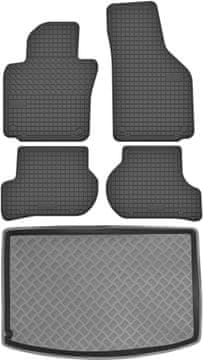 shumee Seat Altea Hatchback od letnikov 2004-2015 komplet - gumijaste avtotesnine + zaščitna preproga za prtljažnik
