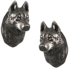 Artdog Sibirski haski - pasja figurica, viseči doprsni kip, edinstvena dekoracija za ljubitelja psov znamke Art-Dog