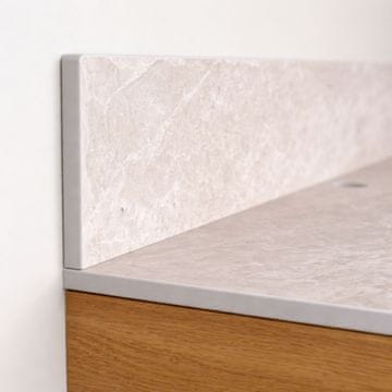 shumee Kopalniški pult iz HPL za omarico 40 cm 41x47 cm, krem Navona, s 30 cm ploščo