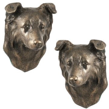 Artdog Border Collie - pasja figurica, viseči doprsni kip, edinstvena dekoracija za ljubitelja psov znamke Art-Dog