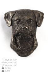 Artdog Border terier - pasja figurica, viseči doprsni kip, edinstvena dekoracija za ljubitelja psov znamke Art-Dog