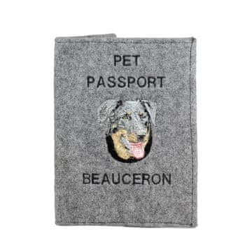 Artdog Beauceron francoski ovčar - etui za potni list psa, ovitek za dokumente, darilo za potovanje znamke Art-Dog