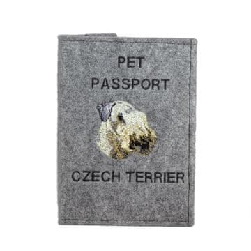 Artdog Češki terier, češki terier - etui za pasji potni list, ovitek za dokumente, potovalno darilo znamke Art-Dog