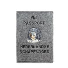 Artdog Schapendoes, nizozemski ovčar - etui za potni list, ovitek za dokumente, darilo za potovanje znamke Art-Dog