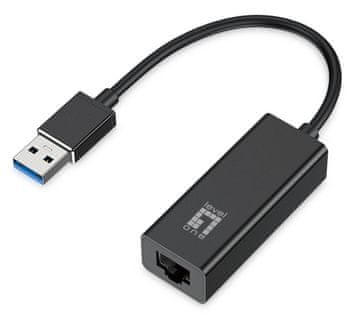 Level One LevelOne USB-0401 gigabitni USB ethernetni adapter, žični, USB, Ethernet, 1000 Mbit/s, črne barve, USB-0401