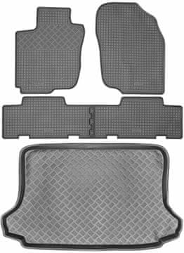 shumee Toyota RAV4 III SUV od letnika 2006-2012 komplet - gumijaste avtotesnine + zaščitna preproga za prtljažnik
