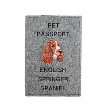 Artdog Angleški springer španjel - etui za pasji potni list, ovitek za dokumente, potovalno darilo znamke Art-Dog
