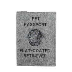 Artdog Ploskodlaki prinašalec - etui za pasji potni list, ovitek za dokumente, darilo za potovanje znamke Art-Dog