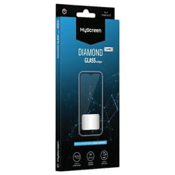 MyScreen Protector Zaščitno steklo MS Diamond Glass Edge Lite FG za Realme 105G/9i 5G/10s, polno lepilo, črno/črno
