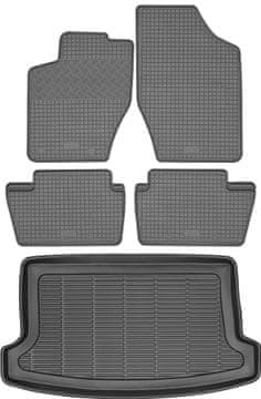 shumee Peugeot 307 Kombi od letnikov 2001-2011 komplet - gumijaste avtotesnine + zaščitna preproga za prtljažnik