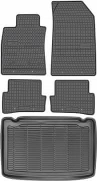 shumee Renault Clio III Hatchback od 2005-2012 komplet - gumijaste avtotesnine + zaščitna preproga za prtljažnik