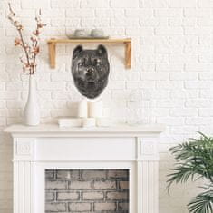 Artdog Akita, Akita Inu - kipec psa, viseči doprsni kip, edinstvena dekoracija za ljubitelje psov znamke Art-Dog