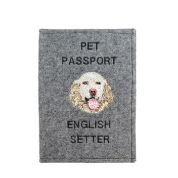 Artdog Angleški seter, Laverack - etui za pasji potni list, ovitek za dokumente, potovalno darilo znamke Art-Dog