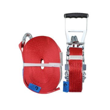 shumee 5T transportni pas širine 12 m, 50 mm, skupaj z zaponko, ojačan, 330 mm ergonomski, s certifikatom, Morga