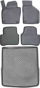 shumee Volkswagen Passat B7 Kombi od letnikov 2010-2014 komplet - avtotesnine + zaščitna preproga za prtljažnik