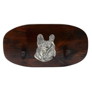 Artdog Francoski buldog - obešalnik za dodatke, obešalnik za medalje s psom, kaveljčki za ključe znamke Art-Dog