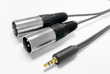 Vivolink Vivolink 3,5 mm - 2x XLR M/M kabel 2 m