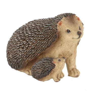 Esschert Design Ježek z majhno figurico ježa v 10,8 cm