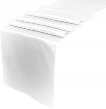 Gladek saten, bel, 36 cm x 9 m, 1 kos.