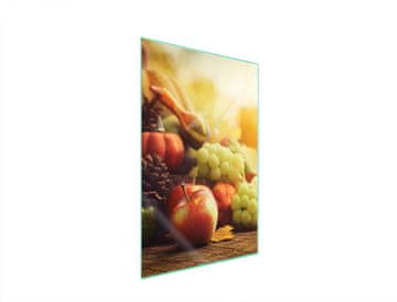 shumee Steklena deska za rezanje 35x52 Sadje