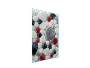 shumee Steklena deska za rezanje 35x52 Stone