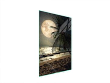 shumee Steklena deska za rezanje 35x52 Beach