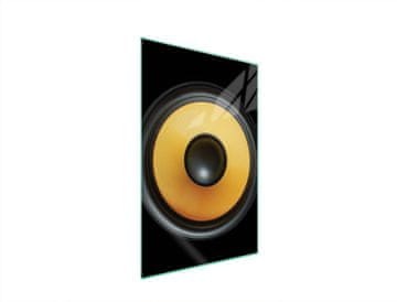 shumee Steklena deska za rezanje 35x52 Music