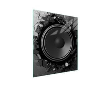 shumee Steklena deska za rezanje 45x52 Music