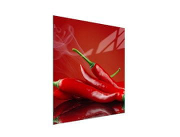 shumee Steklena deska za rezanje 45x52 Chili