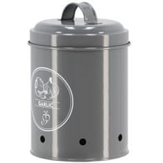 Esschert Design Starinska siva posoda za česen 1,15 l