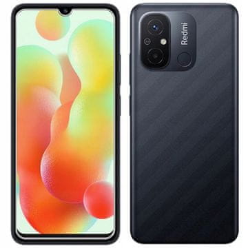 shumee 3x kaljeno steklo za xiaomi redmi 12C steklo 2.5D 9H | 3-PAKET