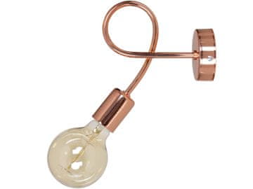 shumee Stenska svetilka Edison Loft iz bakra
