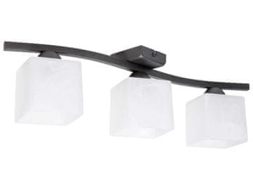 shumee Steklena stropna svetilka, 3x60W, LED