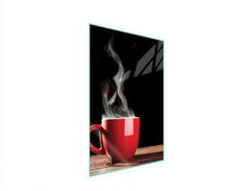 shumee Steklena deska za rezanje 35x52 Kava