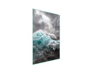 shumee Steklena deska za rezanje 35x52 Wave