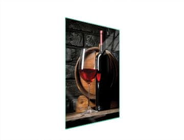 shumee Steklena deska za rezanje 35x52 Vino