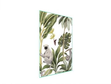 shumee Steklena deska za rezanje 35x52 Leaf