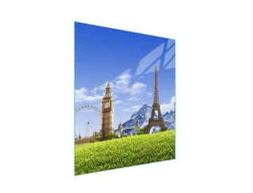 shumee Steklena deska za rezanje 45x52 City