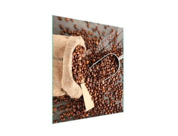 shumee Steklena deska za rezanje 45x52 Kava