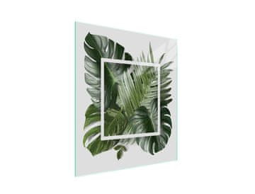 shumee Steklena deska za rezanje 45x52 Leaf