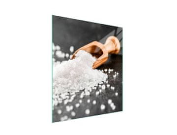 shumee Steklena deska za rezanje 45x52 Salt